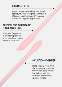 AOA Dual-ended Silicone Makeup Scoop