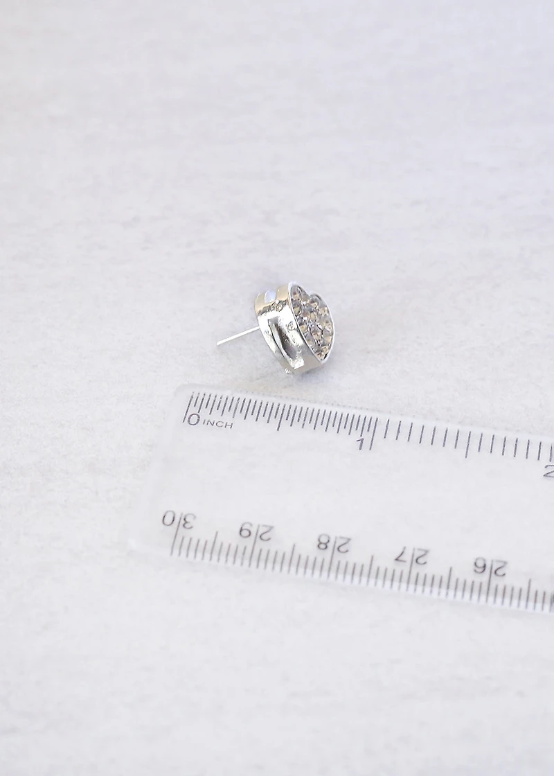Sterling Heart Earrings