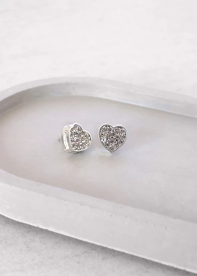 Sterling Heart Earrings