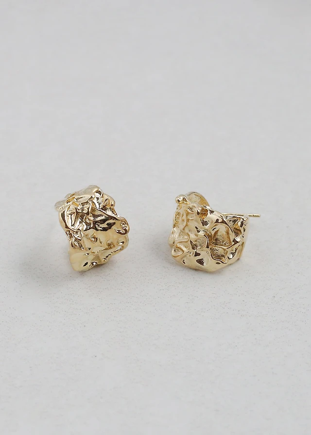 Textured Statement Earrings