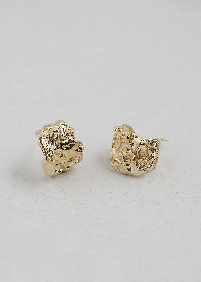 Textured Statement Earrings