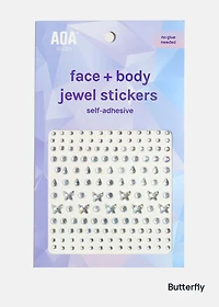 AOA Face + Body Jewel Stickers