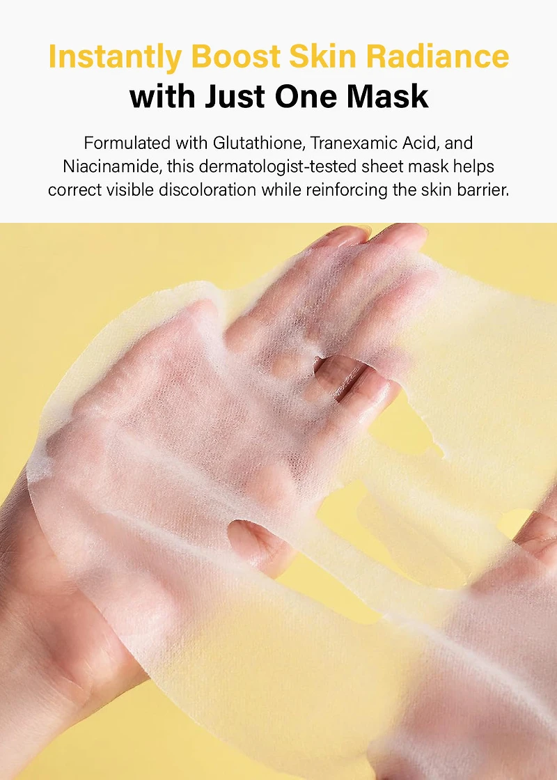 Genabelle Glutathione Brightening Ampoule Mask (1 Mask)