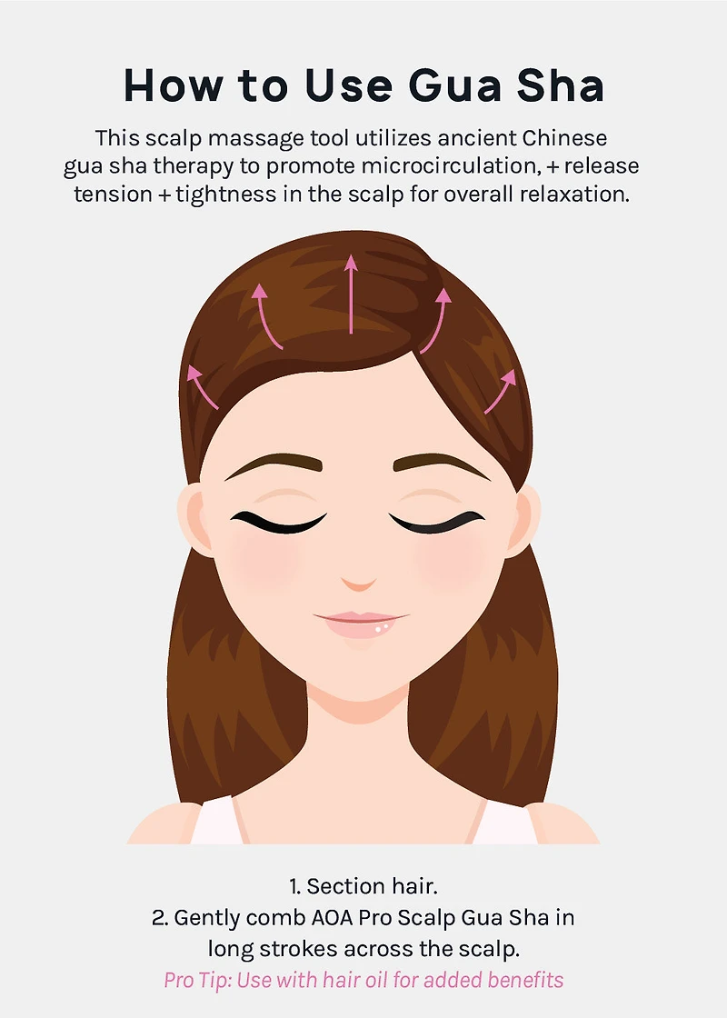 Jade Scalp Massaging Gua Sha Comb