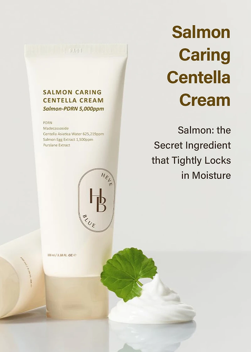 Heveblue Salmon Caring Centella Cream 100ml