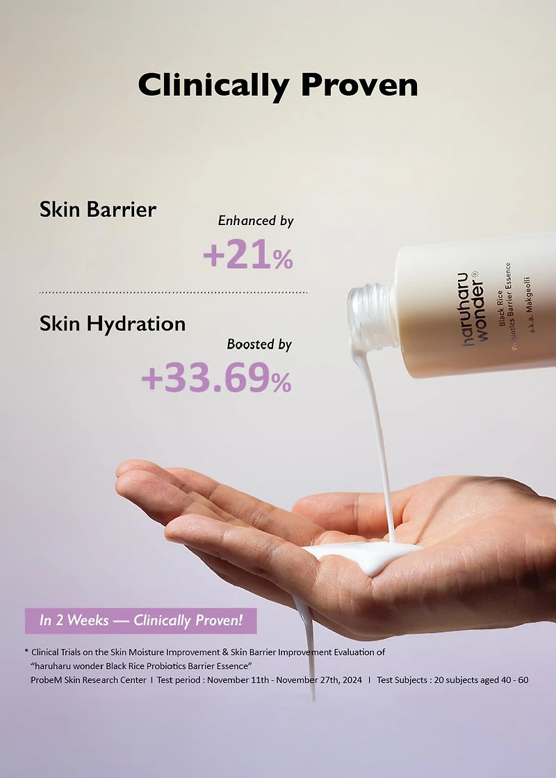 haruharu wonder Black Rice Probiotics Barrier Essence 120ml