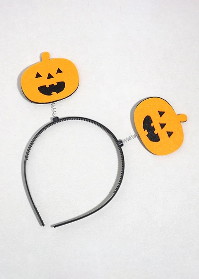 Miss A Halloween Headband - Pumpkin