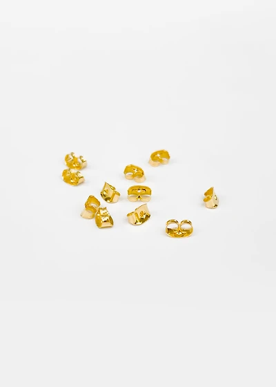 Miss A Earring Backs 12 pcs Butterfly
