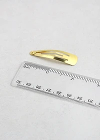12 PCS Black Snap Hair Clips