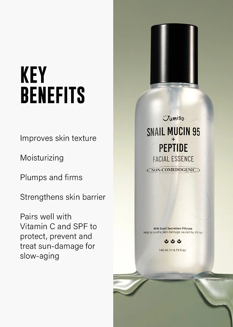 Jumiso Snail Mucin 95 + Peptide Facial Essence 140ml