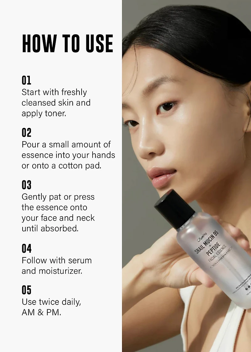 Jumiso Snail Mucin 95 + Peptide Facial Essence 140ml