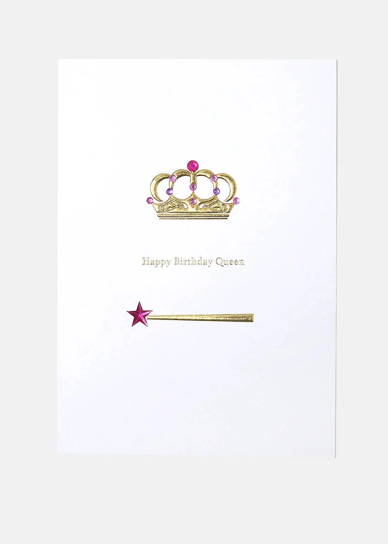 Happy Birthday Queen Greeting Card
