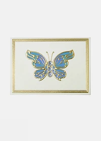 Golden Butterfly Greeting Card