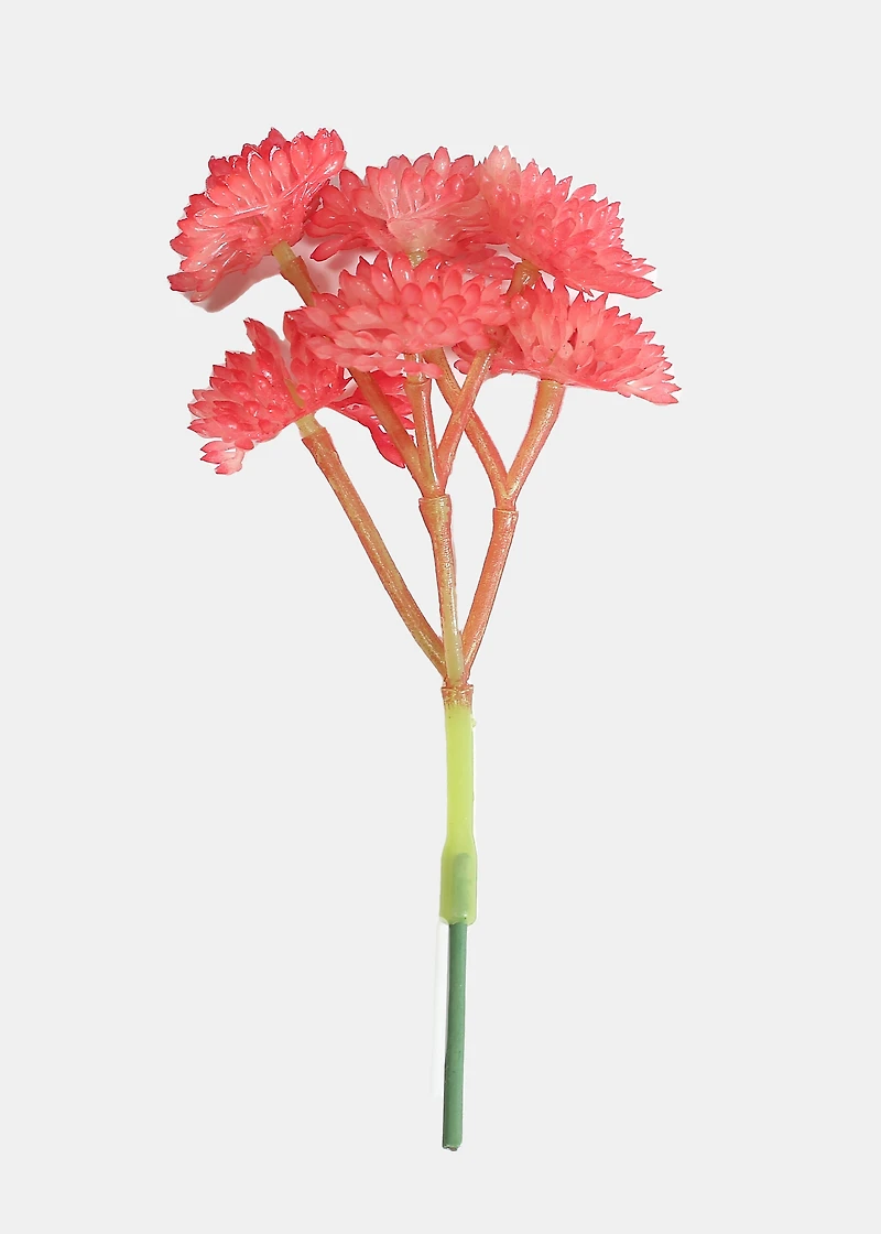 Official Key Items Artificial Succulents - Pink Rice Hydrangeas