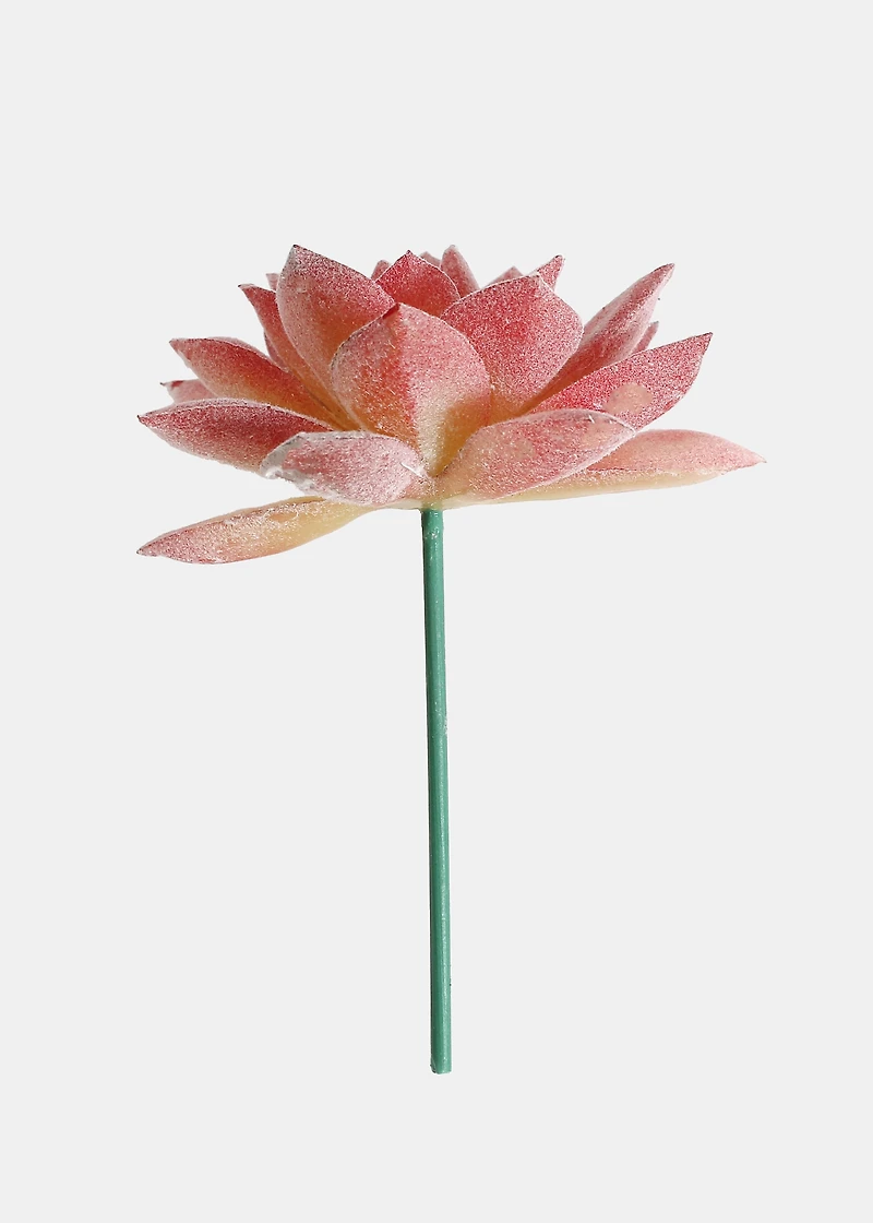 Official Key Items Artificial Succulents - Pink Lotus