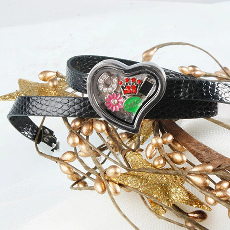 Silver Number Locket Charm