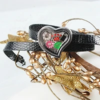 Silver Number Locket Charm