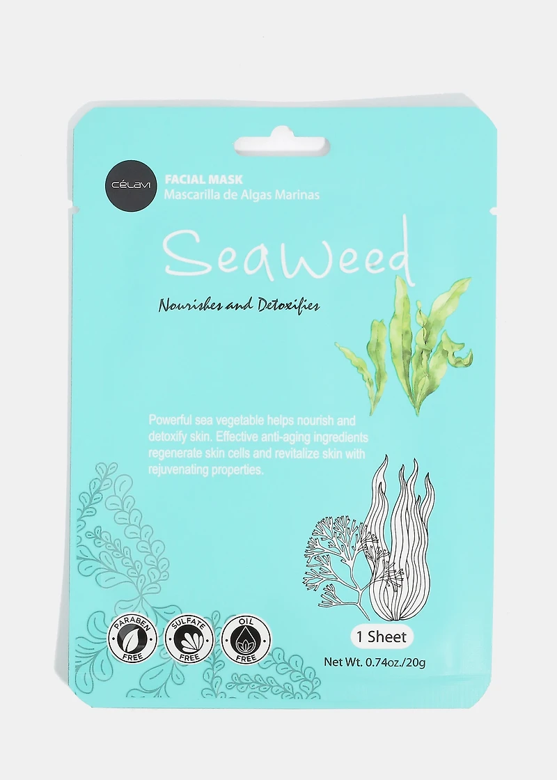 Celavi Seaweed Sheet Mask