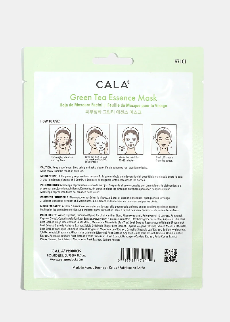 Cala Green Tea Essence Mask