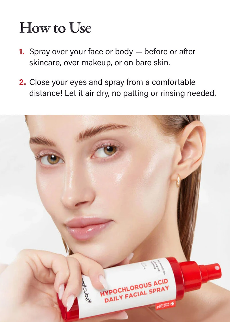 medicube Hypochlorous Acid Daily Facial Spray 125ml