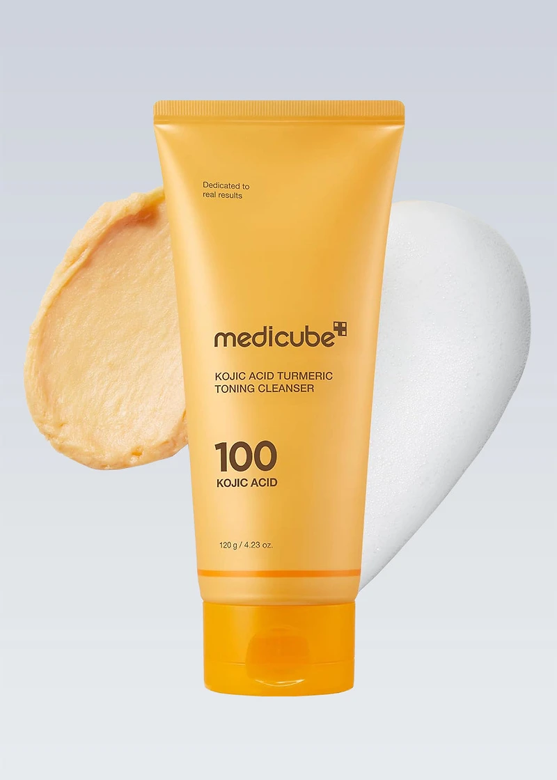 medicube Kojic Acid Turmeric Toning Cleanser 120g