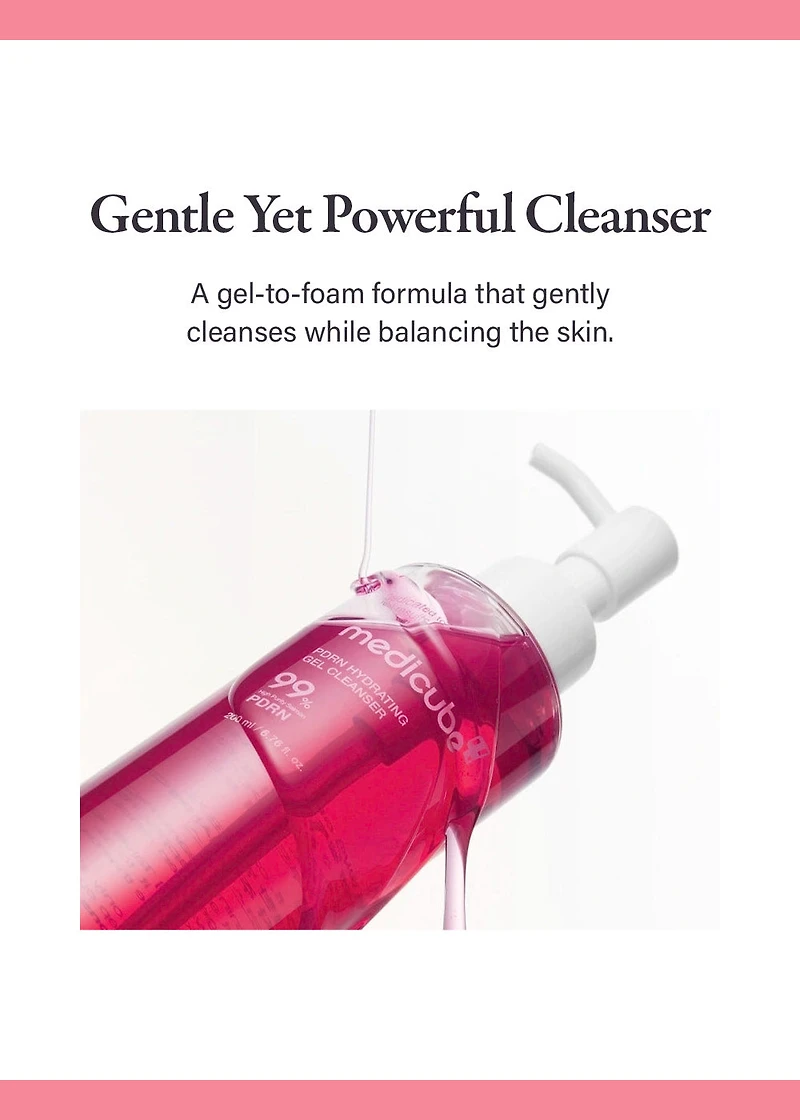 medicube PDRN Hydrating Gel Cleanser 200ml