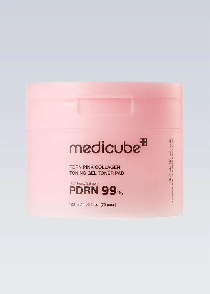 medicube PDRN Pink Collagen Toning Gel Toner Pad (70 Pads)