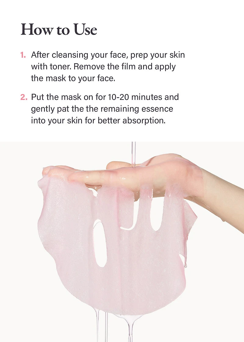 medicube PDRN Pink Vita Coating Mask (1 Sheet)