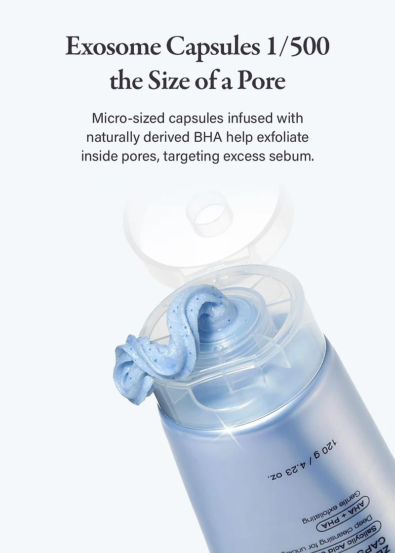 medicube Zero Pore Clear Capsule Cleansing Foam 120g