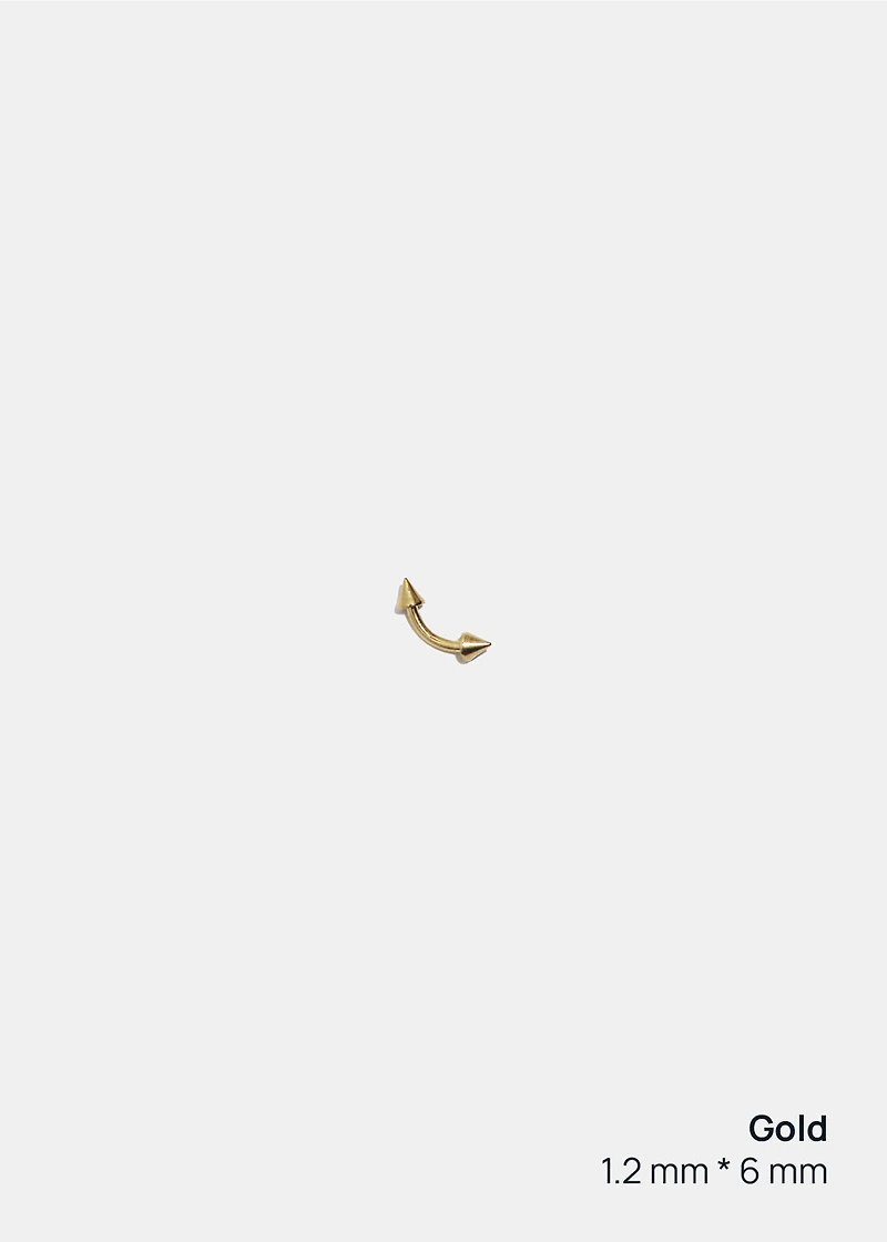 Miss A Body Jewelry - Spiked Labret Lip Stud
