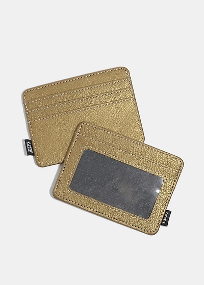 A+ Vegan Leather Slim Card Holder