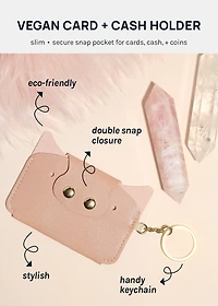 Paw Paw Vegan Leather Card Holder