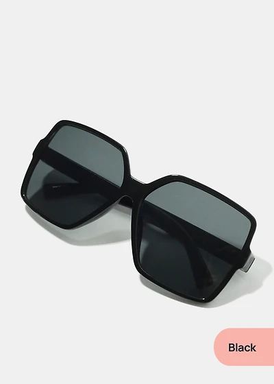 A+ Oversized Trendy Square Shades