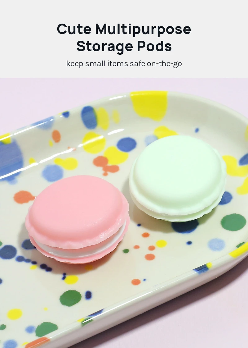 Miss A Mini Macaron-Shaped Storage Pods