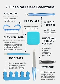 AOA 7 Piece Manicure Pedicure Tool Set