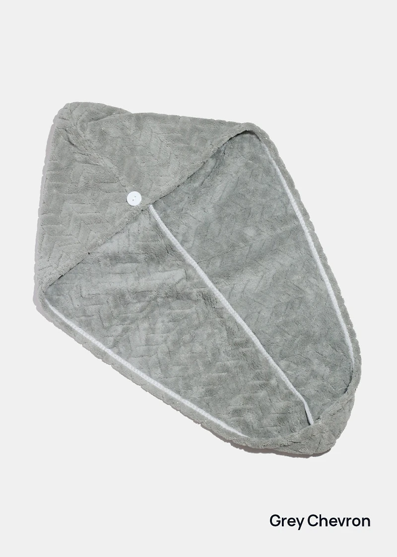 AOA Microfiber Hair Towel Turban