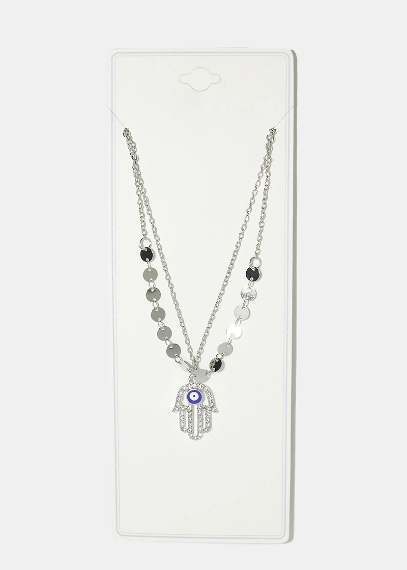 Hamsa Hand Necklace