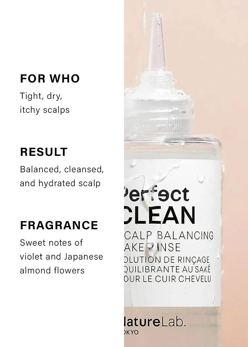 NatureLab Tokyo Perfect Clean Scalp Balancing Sake Rinse 200ml