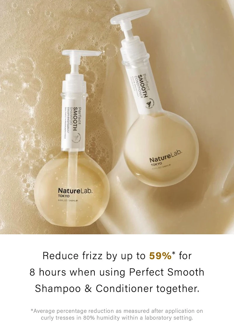 NatureLab Tokyo Perfect Smooth Shampoo 340ml