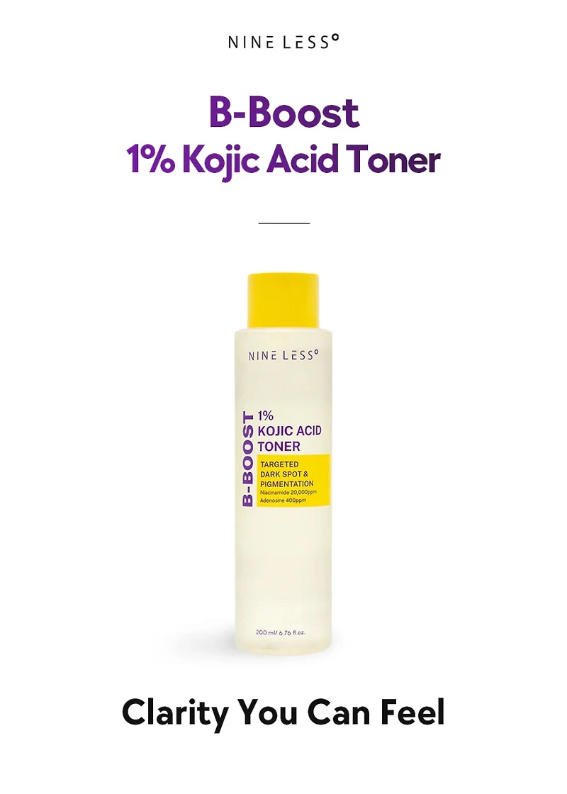 NINELESS B-Boost 1% Kojic Acid Toner 200ml