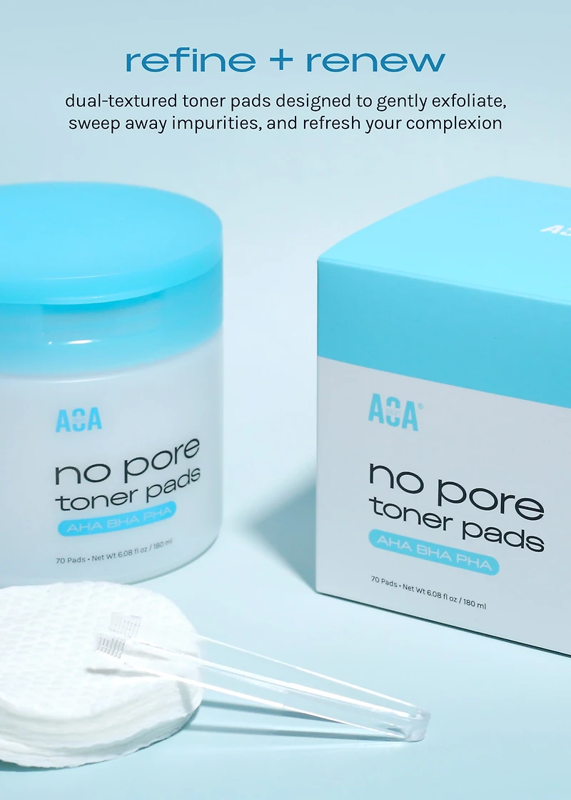 AOA Skin No Pore Toner Pads
