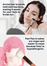 Paw Paw Rose Gold Brush Set