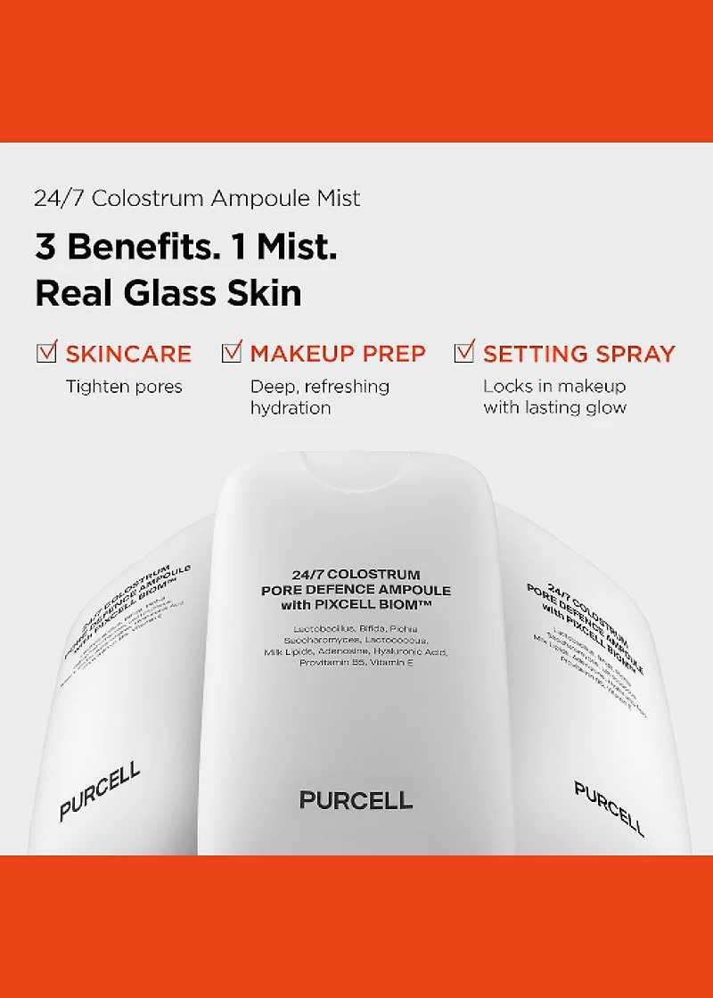 PURCELL 24/7 Colostrum Pore Defense Ampoule Mist 55ml