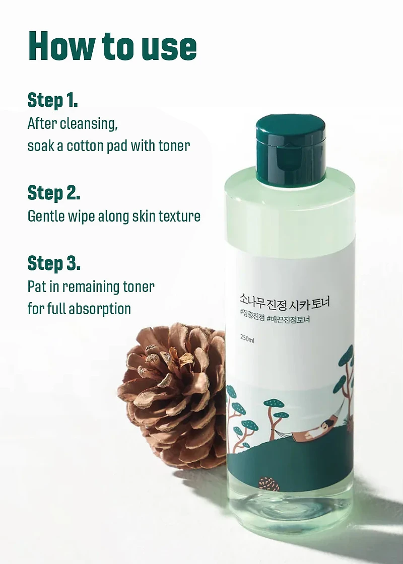 ROUND LAB Pine Calming Cica Toner 250ml