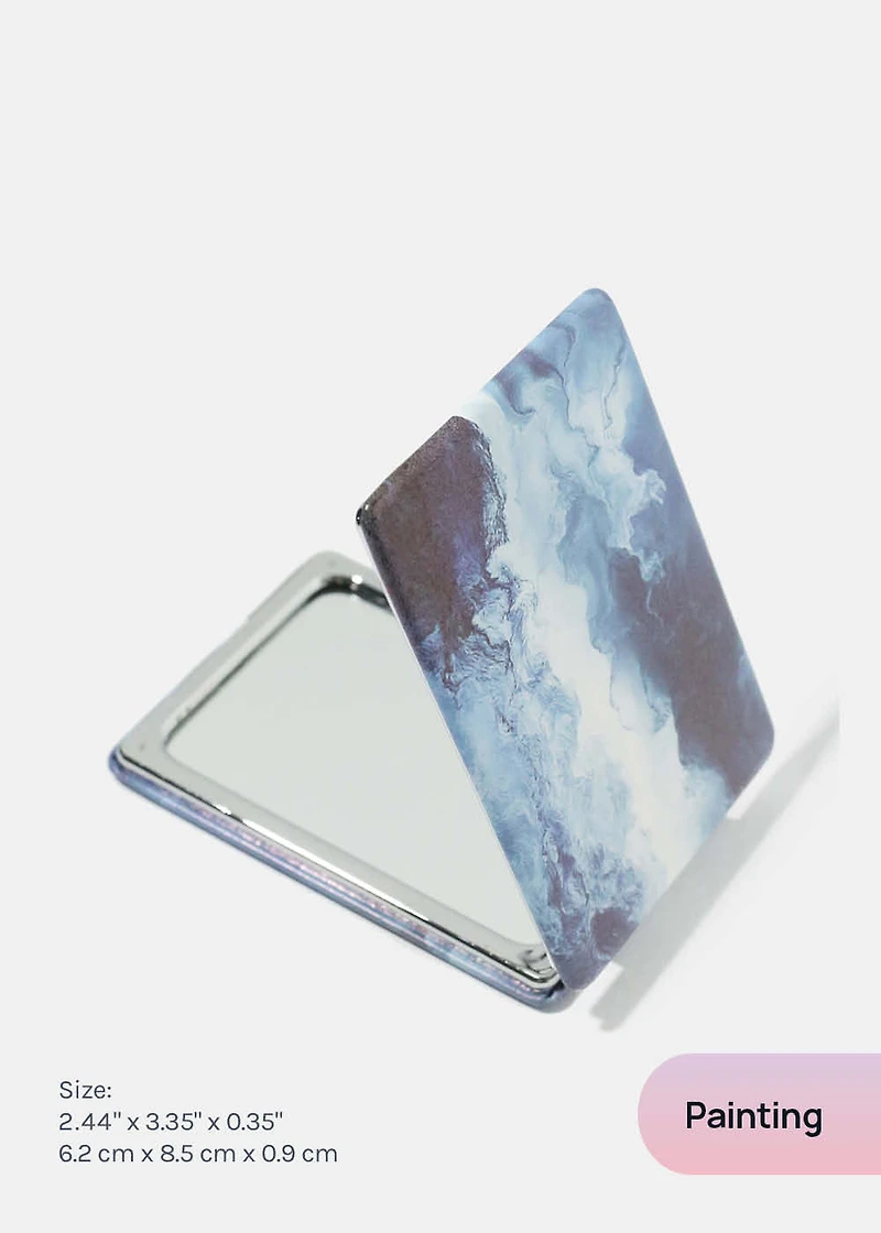 AOA Paw Magnifying Double-Sided Compact Mirror - Rectangular