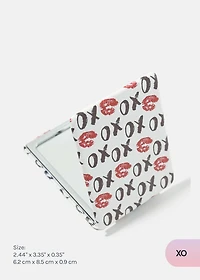AOA Paw Magnifying Double-Sided Compact Mirror - Rectangular