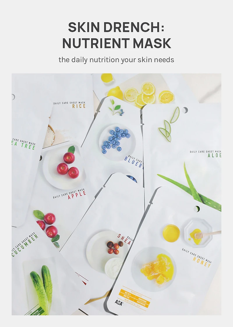 AOA Skin Rice Daily Care Sheet Mask