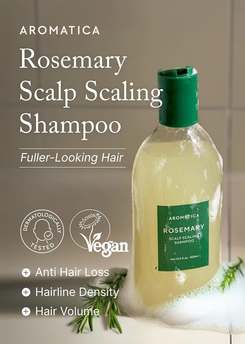 AROMATICA Rosemary Scalp Scaling Shampoo 400ml