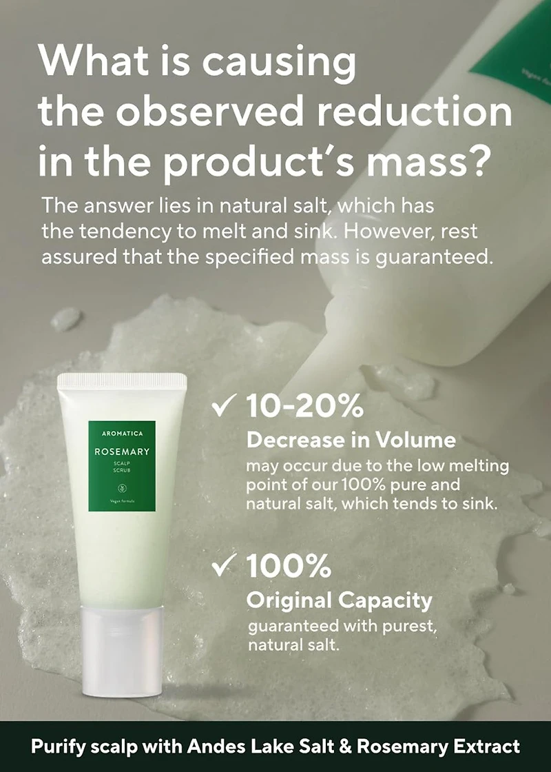 AROMATICA Rosemary Scalp Scrub 165g