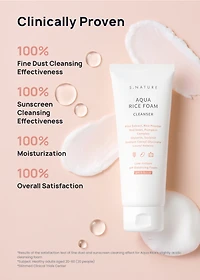S.NATURE Aqua Rice Foam Cleanser 80ml